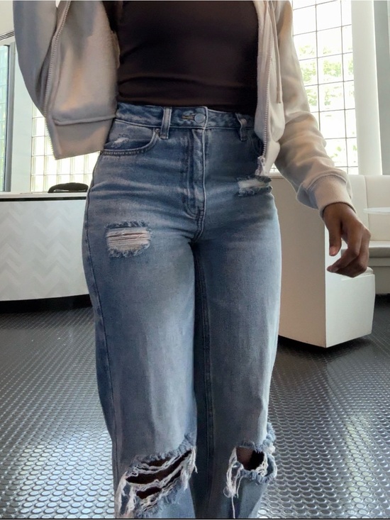 PacSun Denim - PACSUN distressed high-waisted jeans